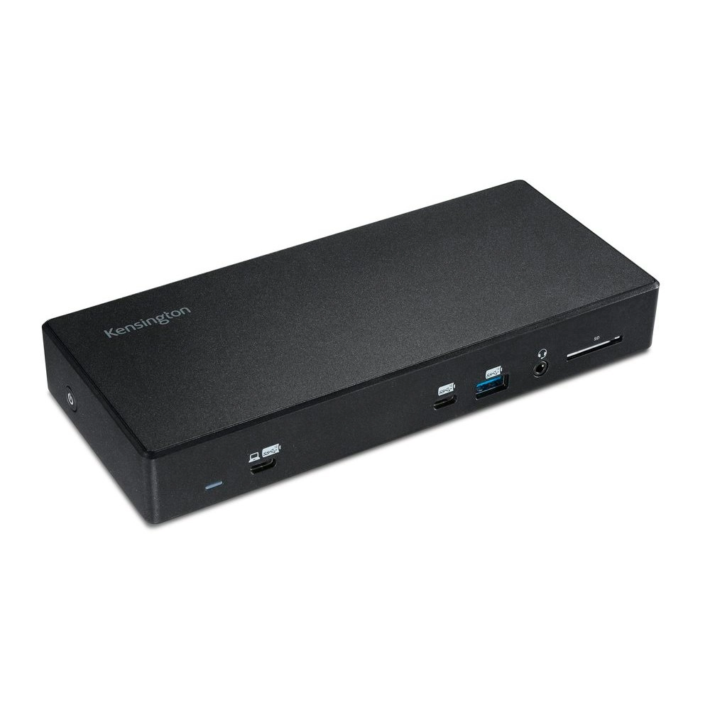 Kensington SD4850P Dual USB-C 100W Dock HDMI/DisplayPort For Laptop/PC Black