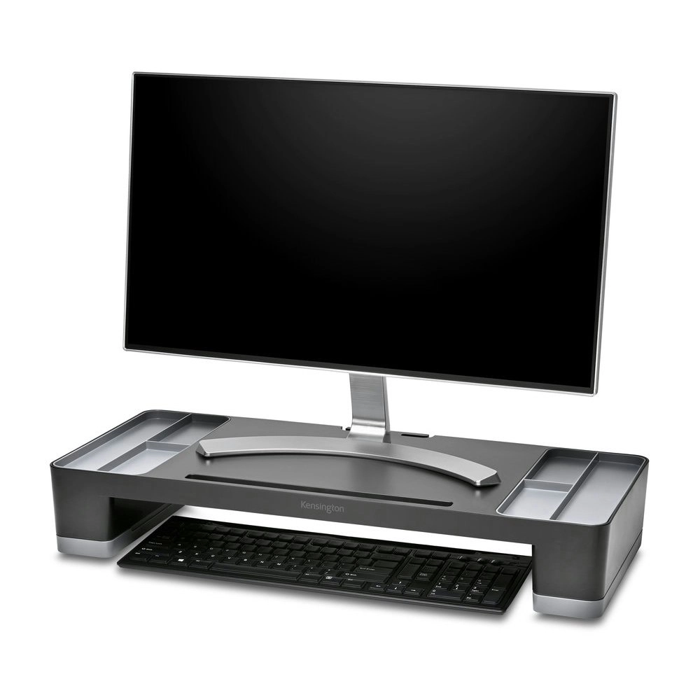 Kensington Organising Riser Stand Holder Storage For Computer Monitor Black