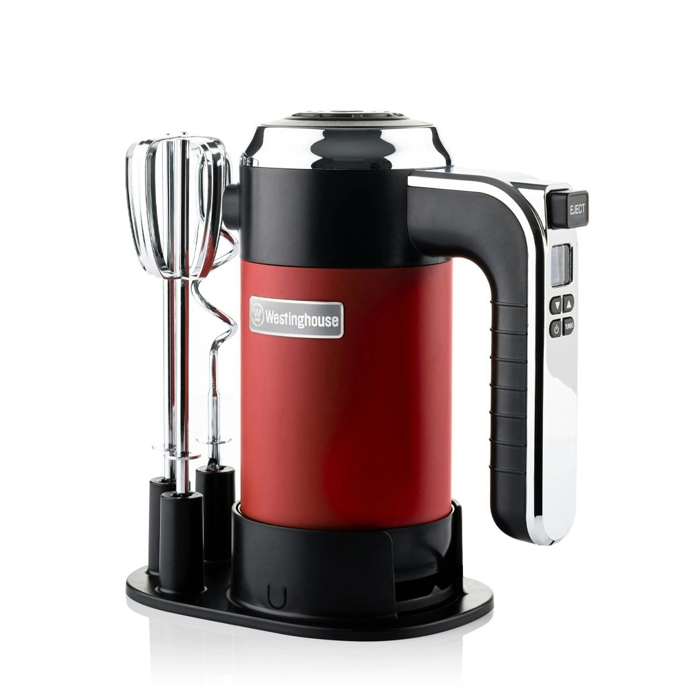 Westinghouse Retro Series Red 350W 7 Speed Electric Hand Mixer/Beater/Blender