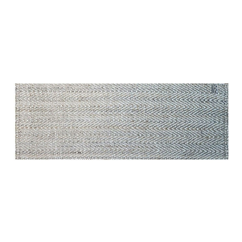 Solemate Jute 2 Tone Zig Zag 80x220cm Stylish Outdoor Entrance Doormat