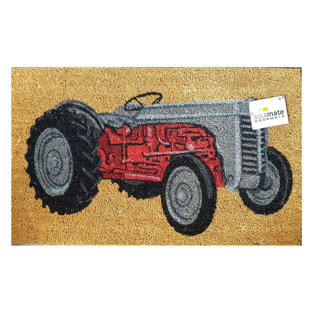 Solemate Latex Backed Coir Ferguson Tractor 45x75cm Slimline Outdoor Doormat