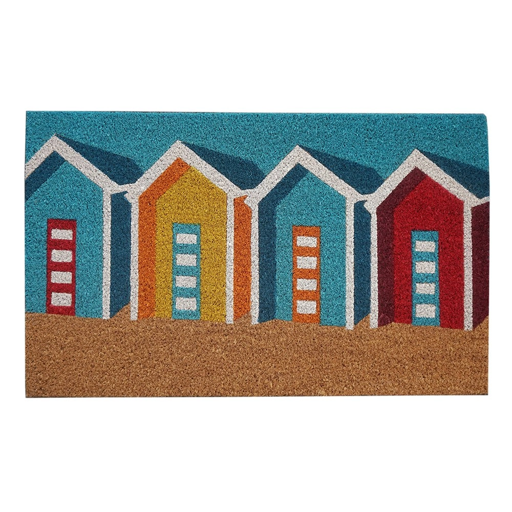 Solemate Latex Backed Coir Beach Box 45x75cm Slim Outdoor Stylish Doormat