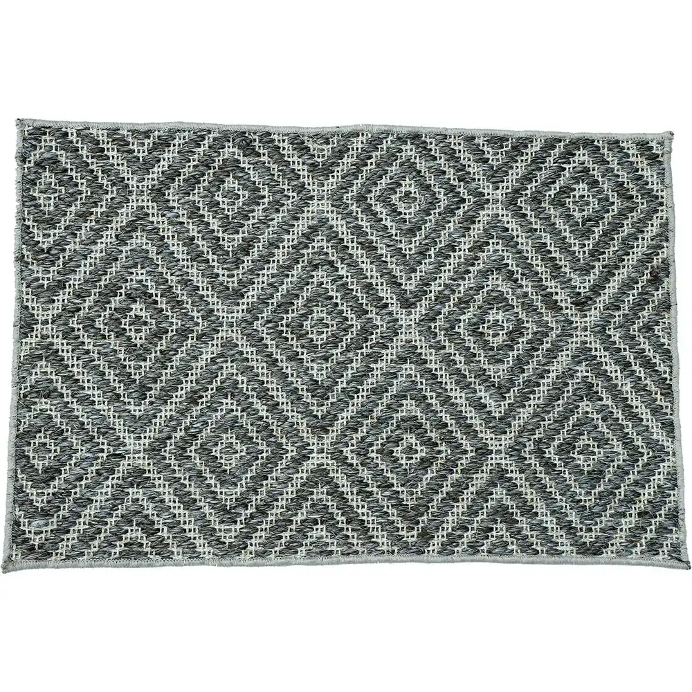 Solemate Latex Sisal 2 Tone Dark Diamond 60x90cm  Outdoor Entrance Doormat