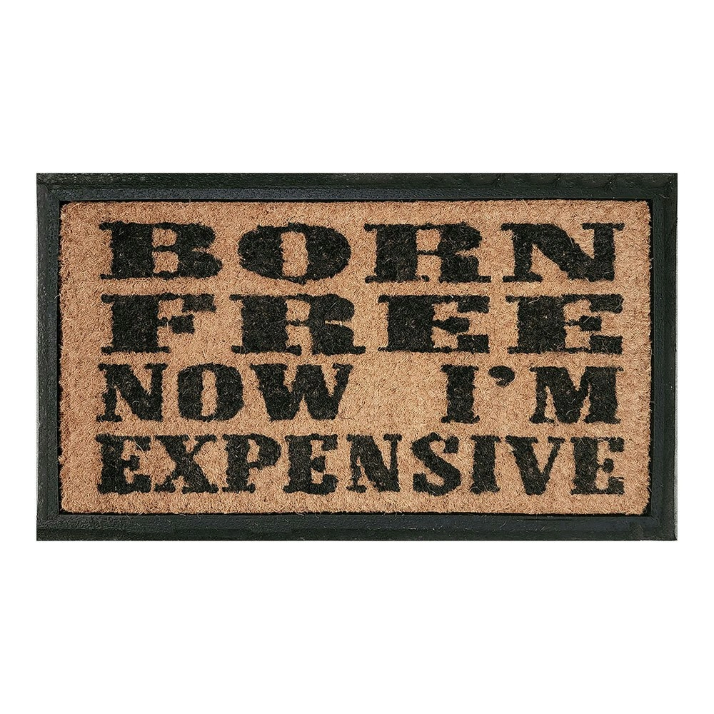 Solemate Born Free Expensive 40x70cm Stylish Durable Outdoor Front Doormat