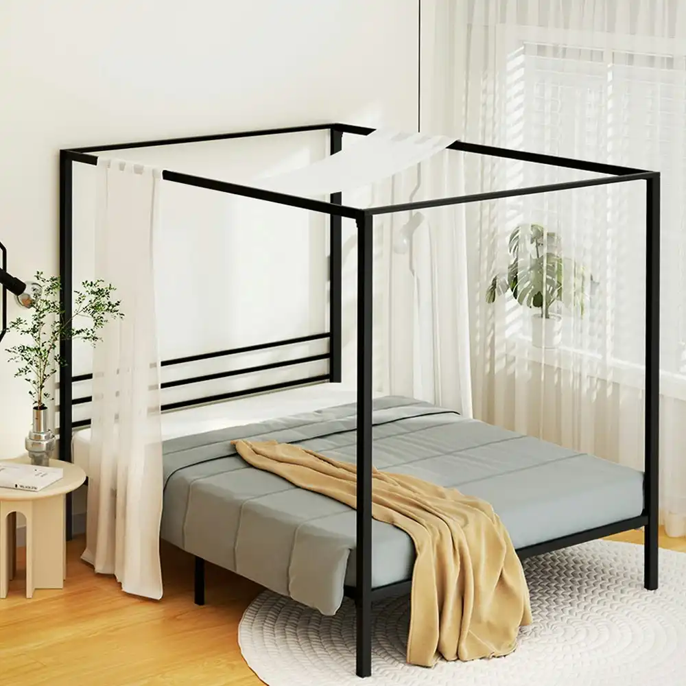 Artiss Bed Frame Double Size Metal Frame POCHY