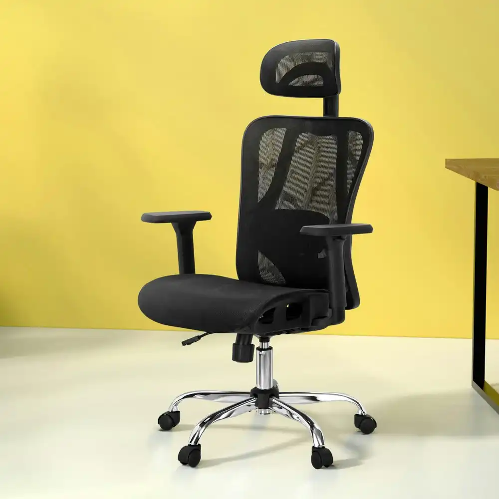 Artiss Ergonomic Office Chair Recline Black