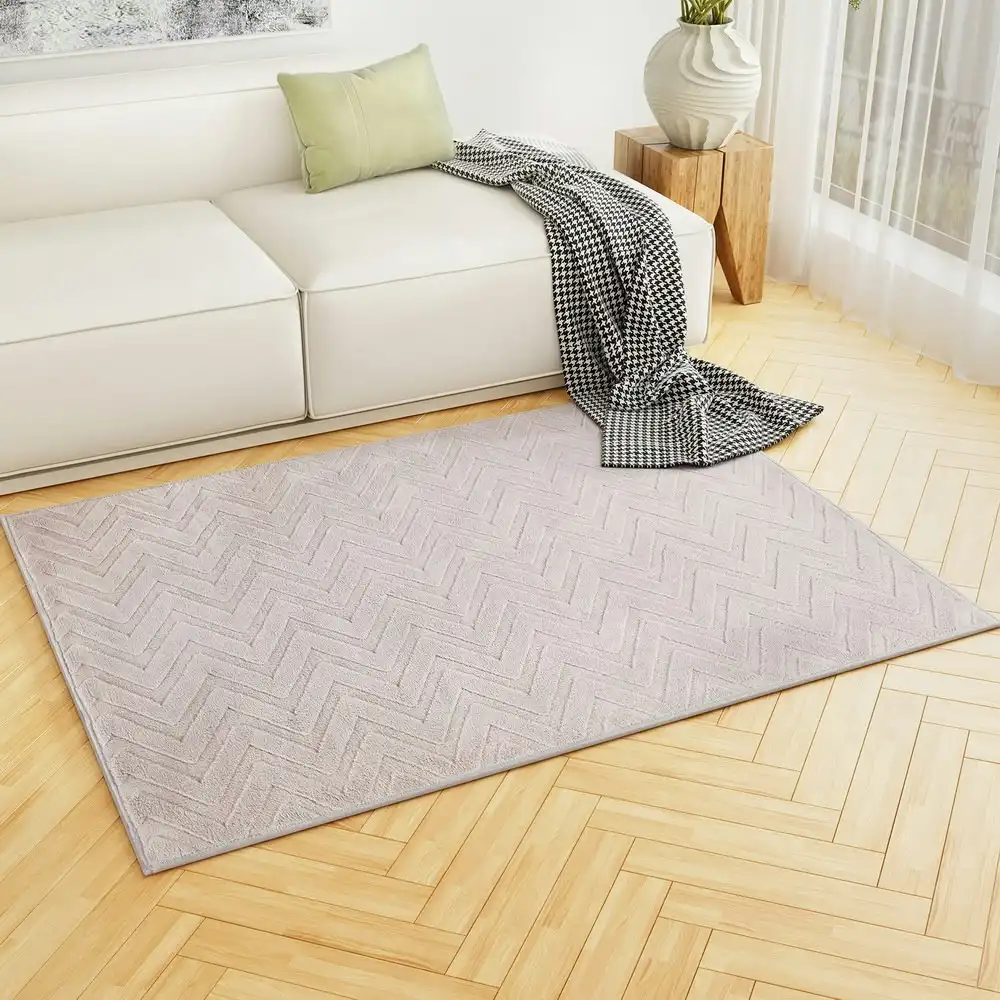 Artiss Floor Rug 120x160 Washable Mat Carpet Microfiber