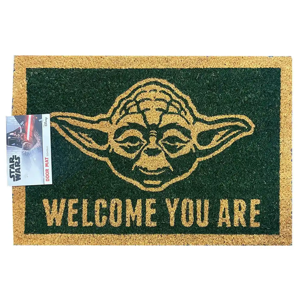 60x40cm Star Wars Classic Yoda Door Mat 'Welcome You Are' Home Decor/Decoration