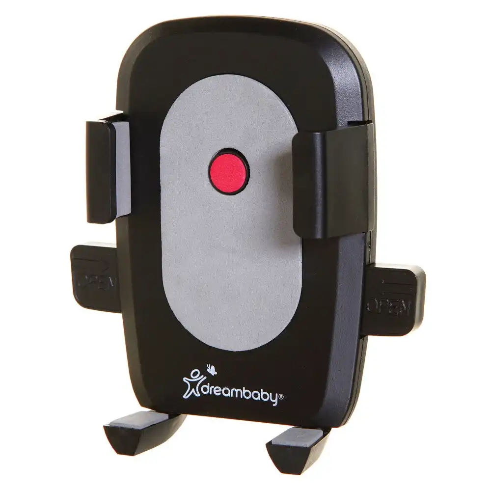 dreambaby Strollerbuddy EZY-Fit Phone Holder/Storage For Stroller/Pram Black