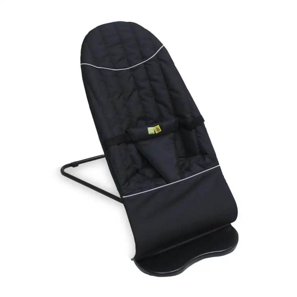 Vee Bee Baby Minder Classic Cushioned Rocker/Bouncer for Infant Seat/Chair Black