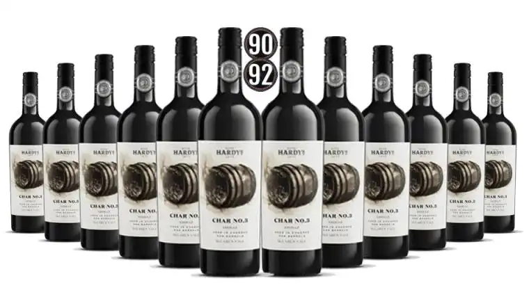 Hardys Char No.3 McLaren Vale Shiraz 2018 - 12 Bottles