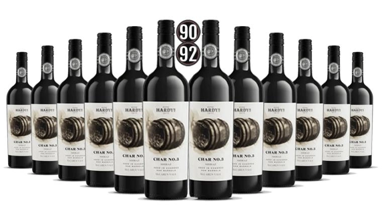 Hardys Char No.3 McLaren Vale Shiraz 2018 - 12 Bottles