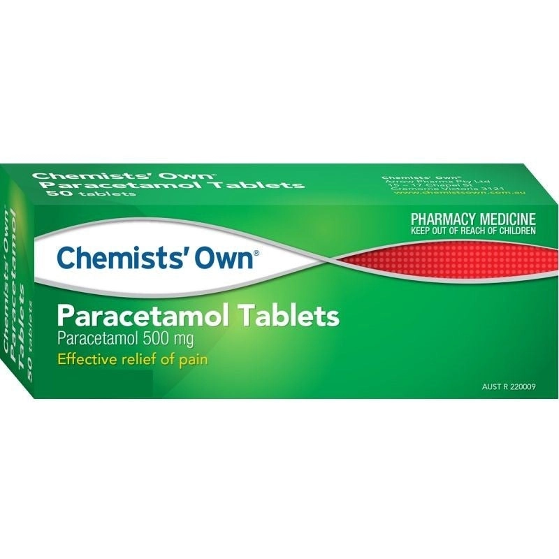 Chemists' Own Paracetamol 20 Tablets (Generic of Panadol)