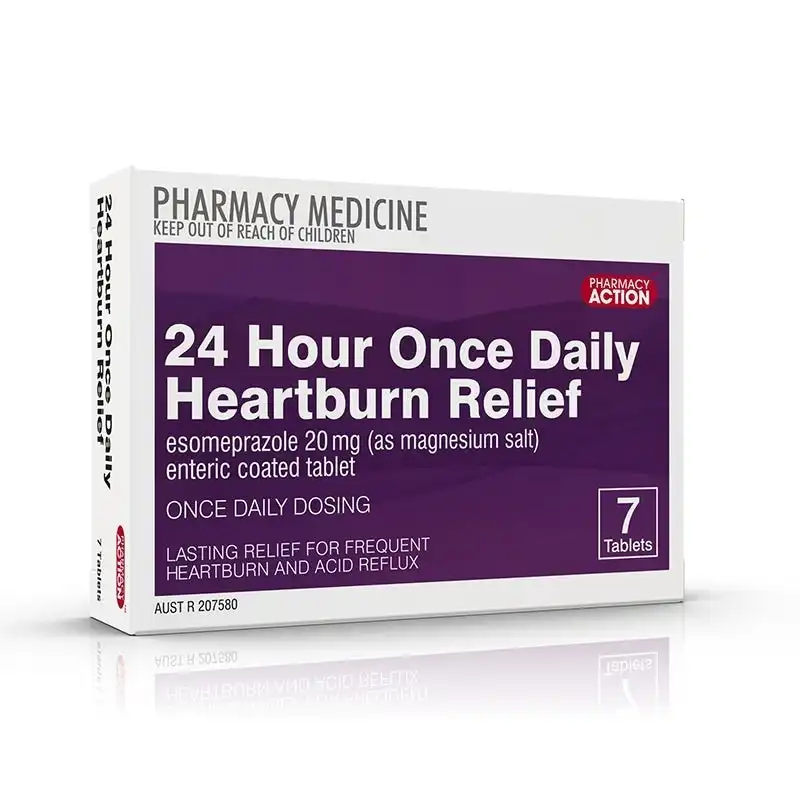 Pharmacy Action 24 Hour Heartburn Relief 7PK