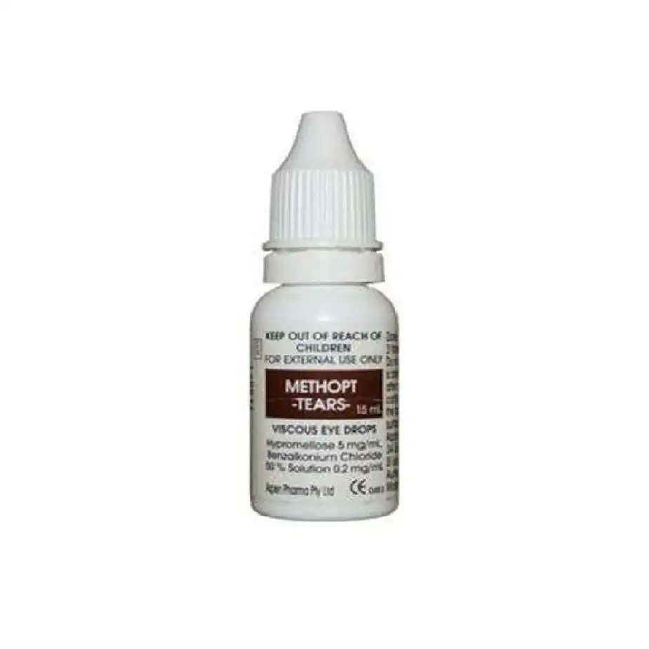 Methopt Lubricating Eye Drops 15mL