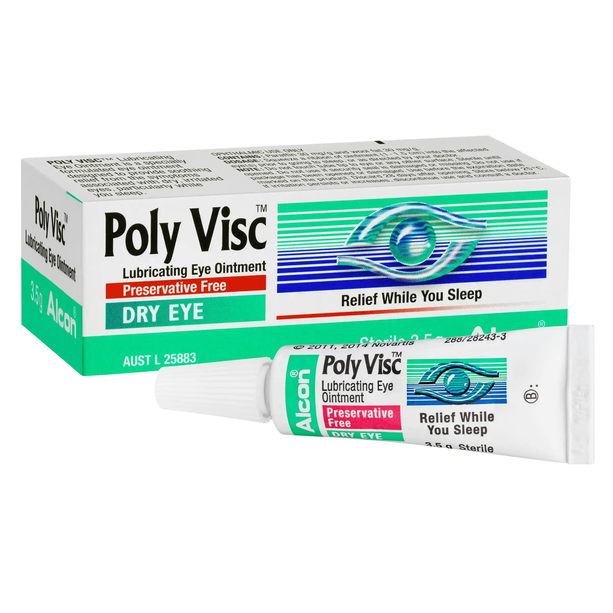 Polyvisc Eye Ointment 3.5g