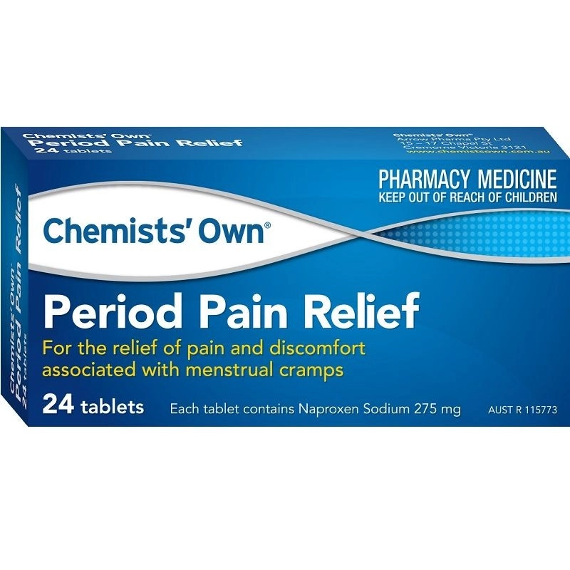 Chemists' Own Period Pain Relief 24 Tablets (Generic of Naprogesic)