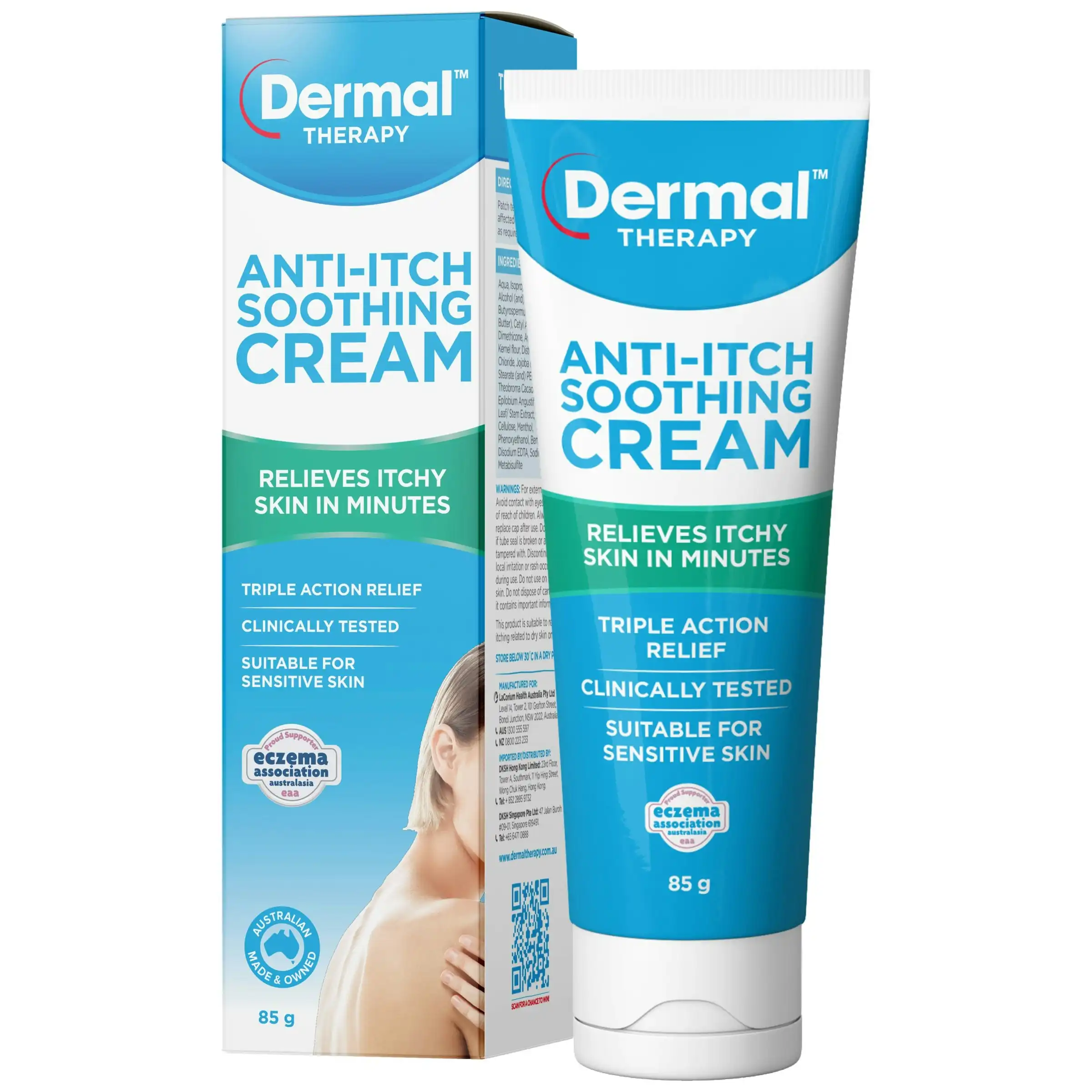 Dermal Therapy Anti Itch Soothing Cream 85g