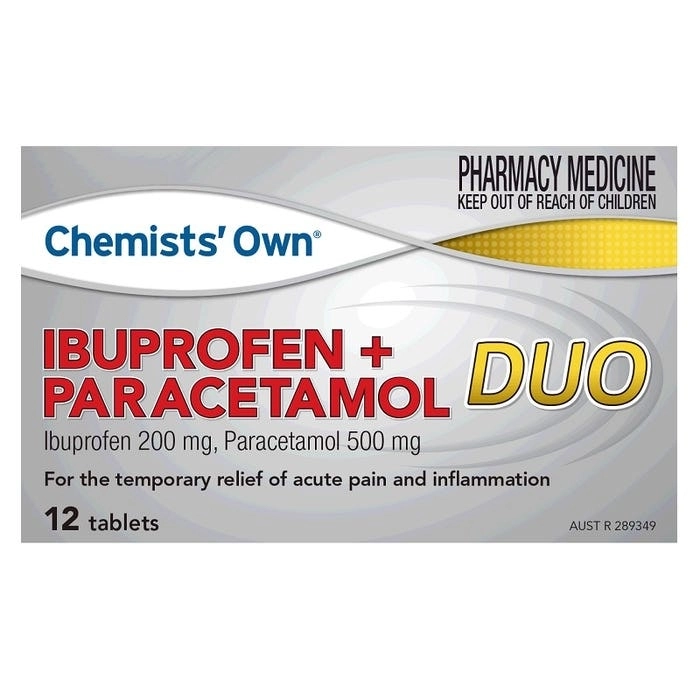 Chemists' Own Ibuprofen & Paracetamol Duo 12 Tablets