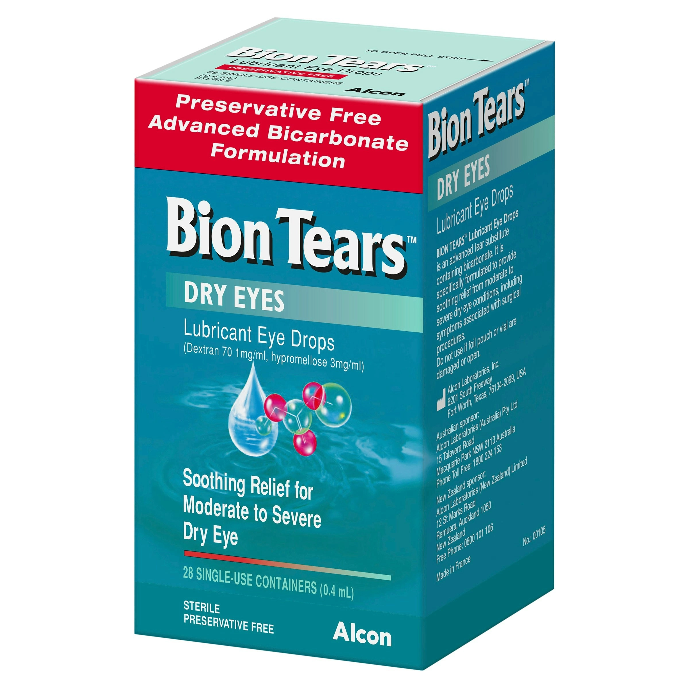 Bion Tears Eye Drop 0.4ml X 28 Vials