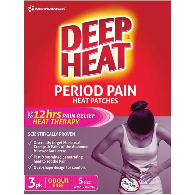 Deep Heat Period Pain Heat Patches 3 Pack