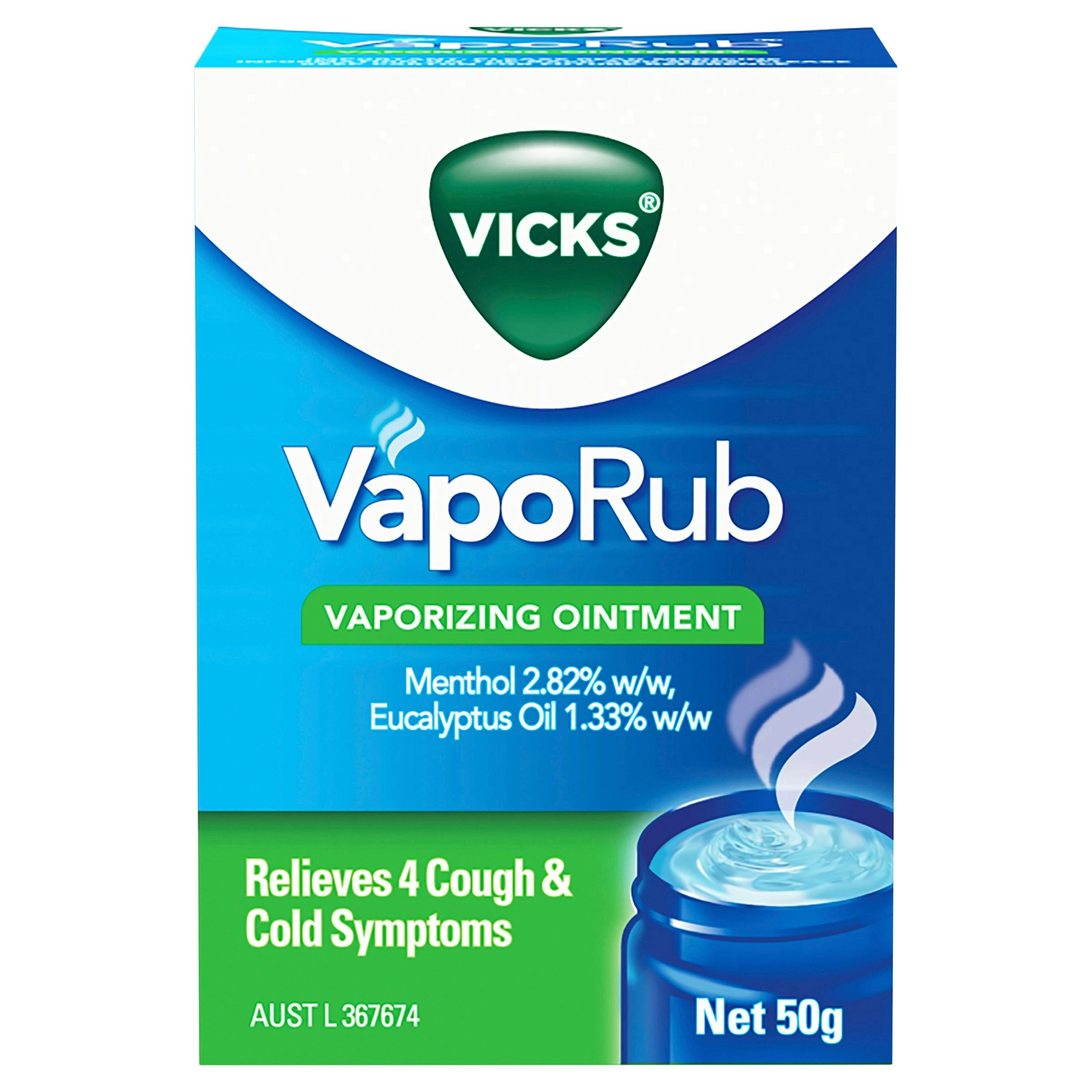 Vicks VapoRub Ointment Decongestant Chest Rub 50g