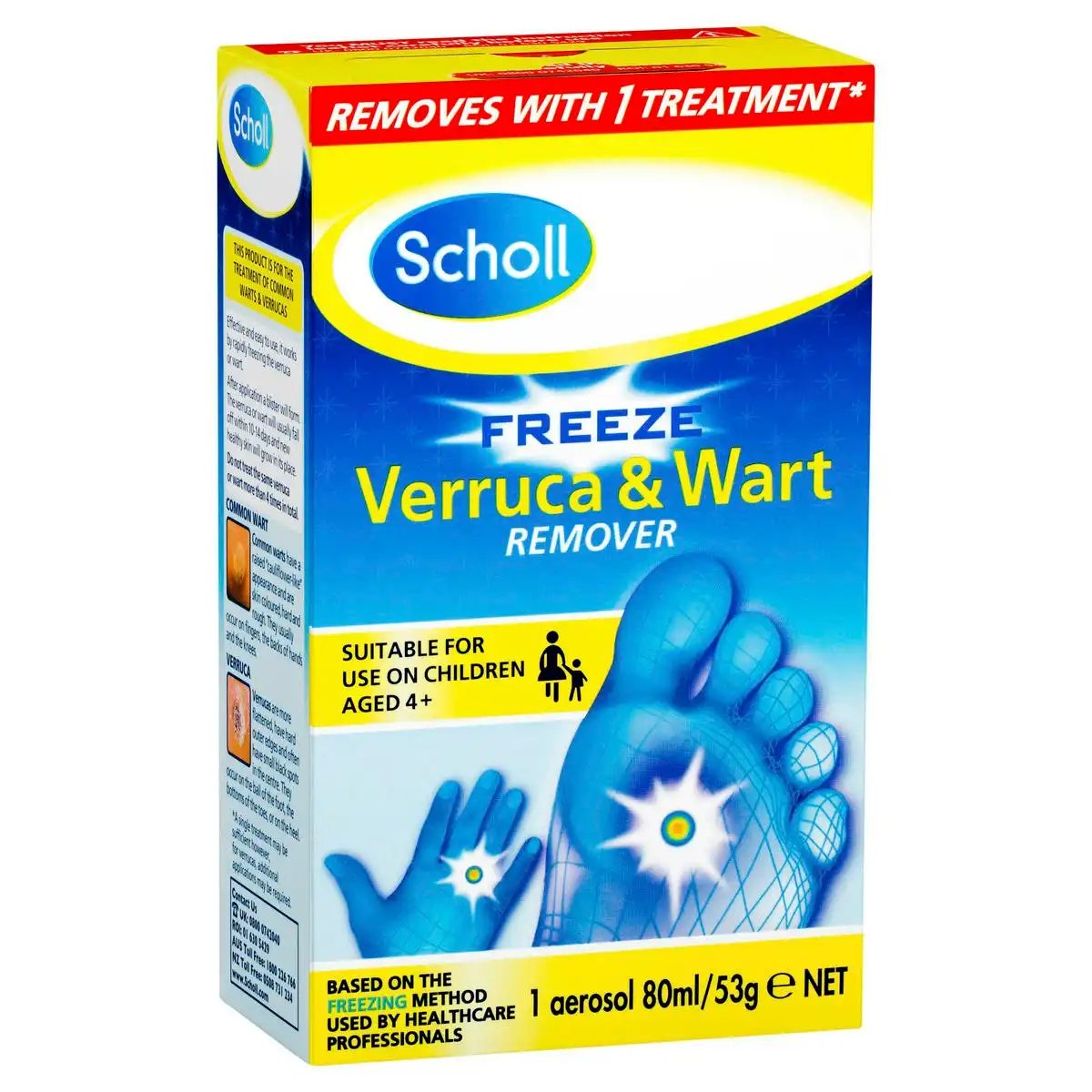 Scholl Freeze Verruca & Wart Remover 80ml