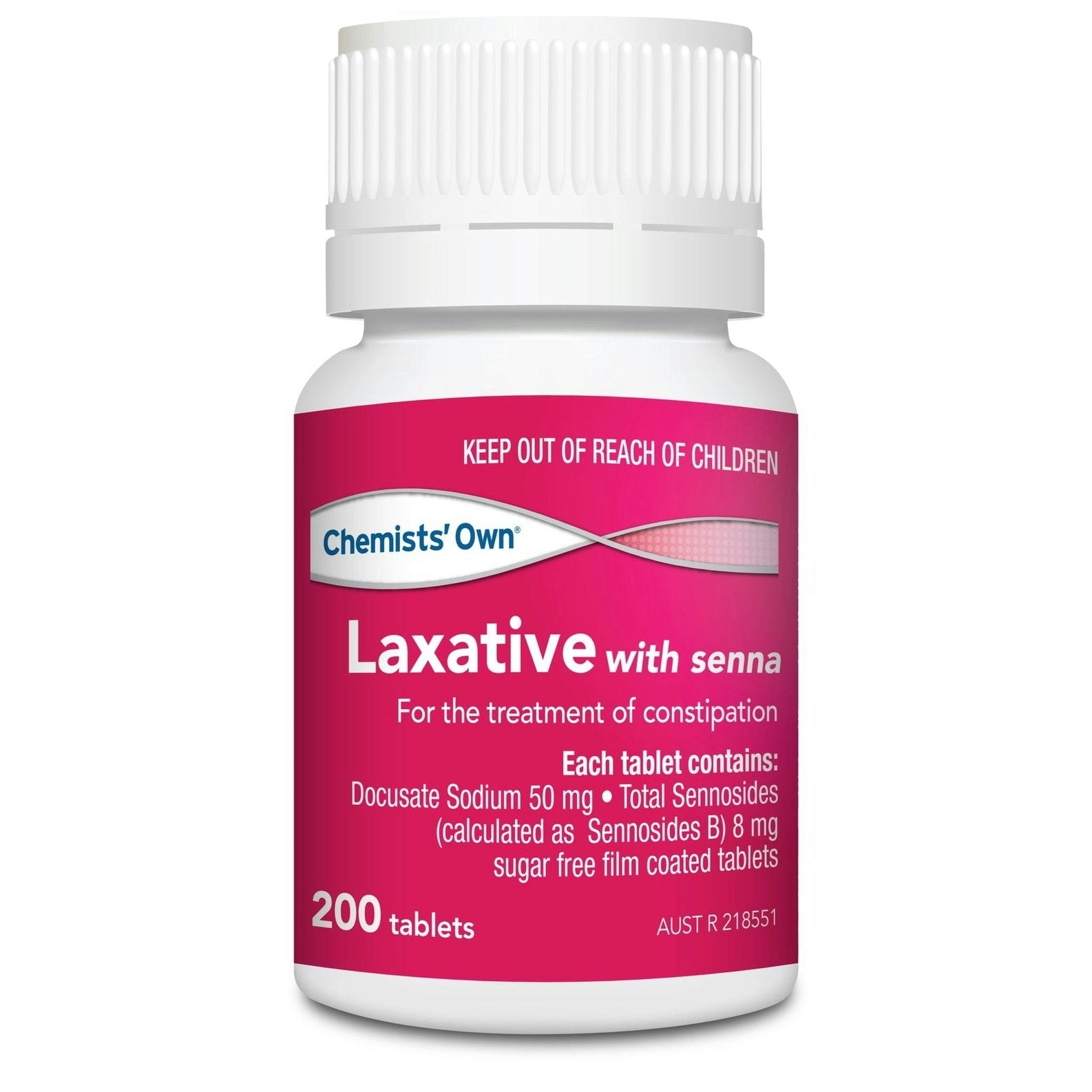 Chemists' Own Laxative With Senna 200 Tablets (Generic of Coloxy With Senna)