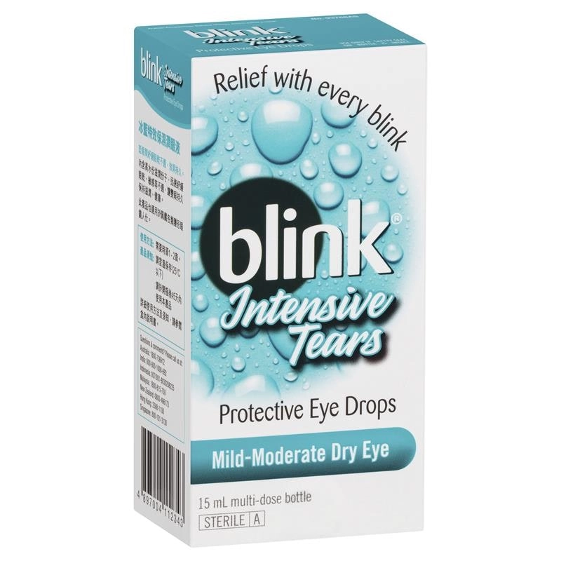 Blink Intensive Tears Dry Eye Drops 15ml