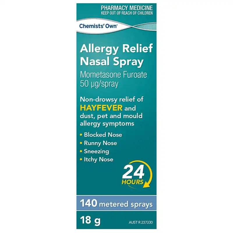 Chemists' Own Mometasone Nasal Spray Allergy Relief 140 Spray (Generic of NASONEX)