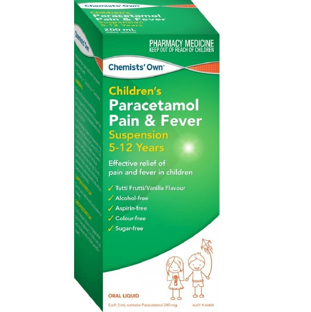 Chemists' Own Children's Paracetamol 5-12 Years 100ml (Generic of Panadol)