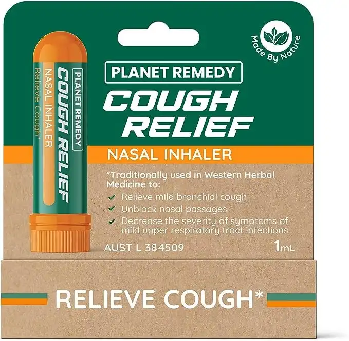 Planet Remedy Cough Relief Nasal Inhaler 1ml