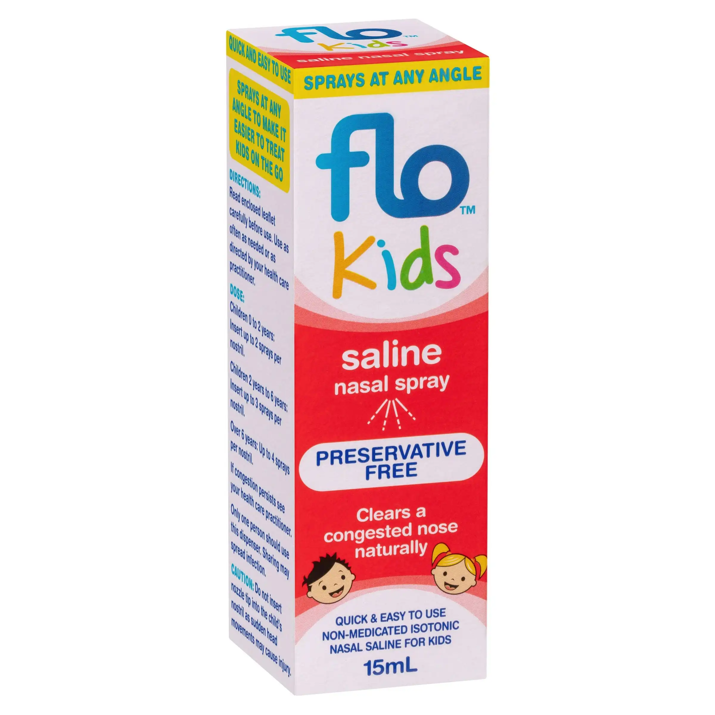 Flo Kids Saline Spray 15ml