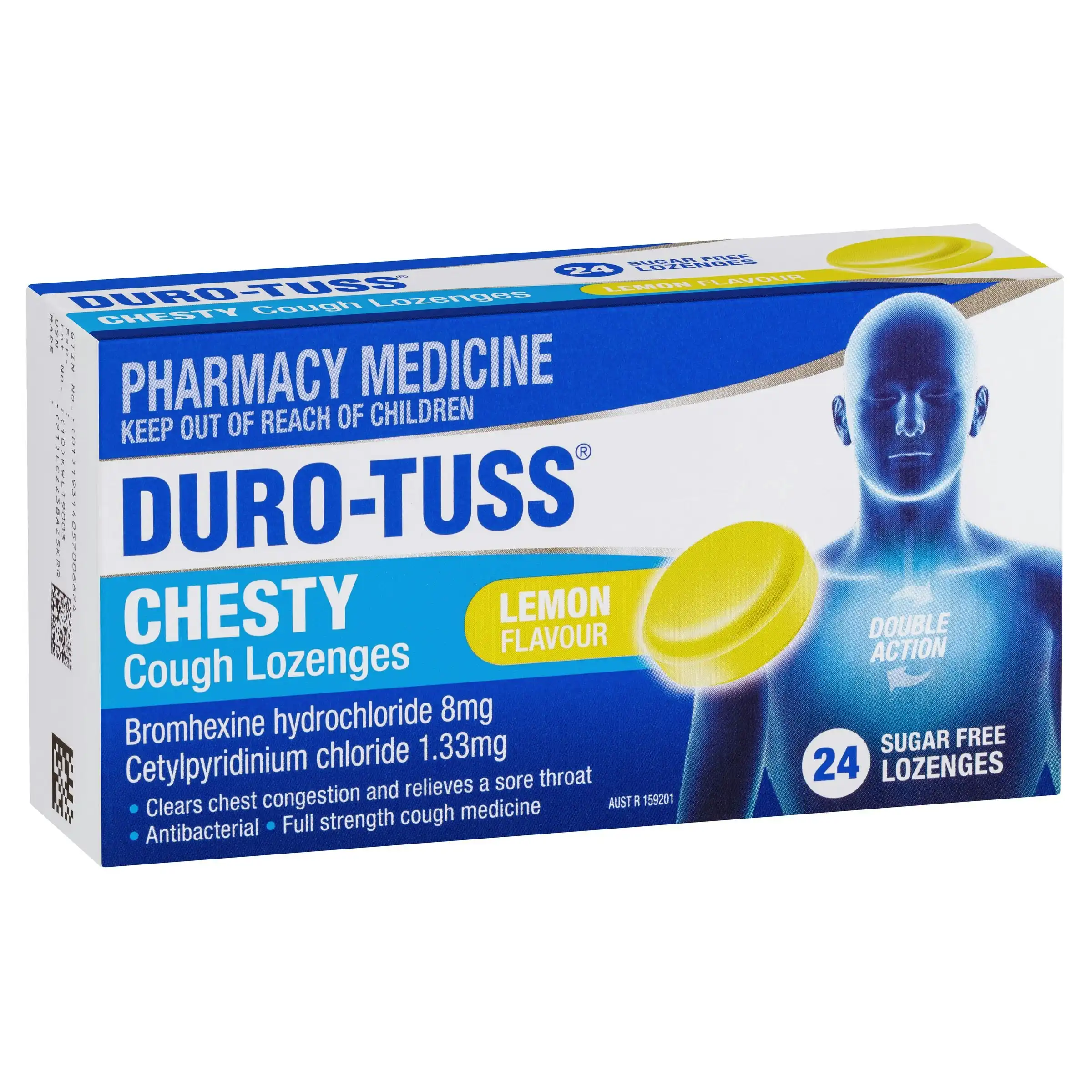 Duro-Tuss Chesty Cough Lemon 24 Lozenges