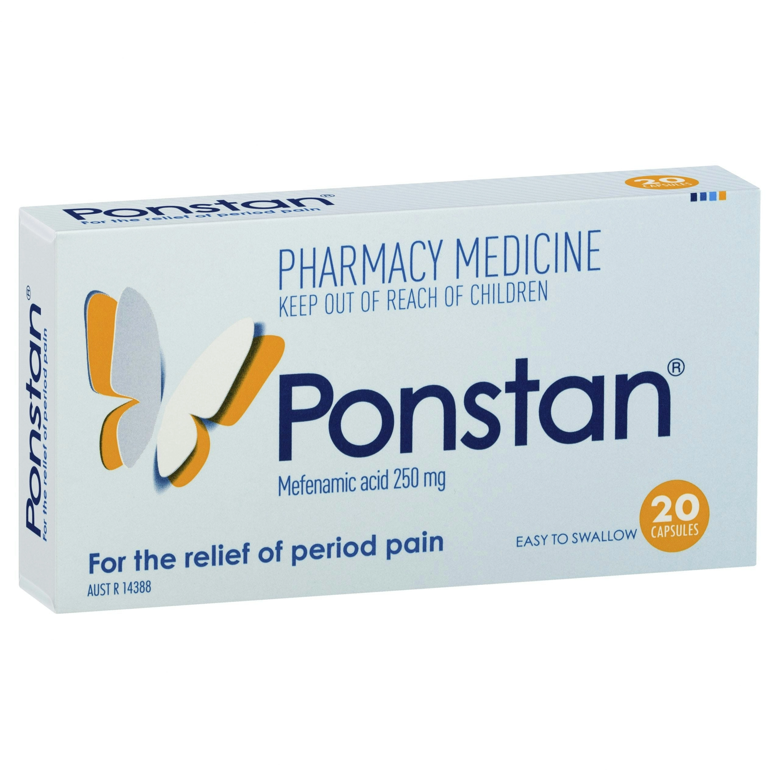 PONSTAN 250mg Capsules 20