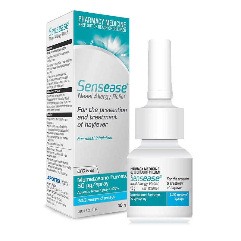 Apohealth SENSEASE Allergy Nasal Spray X 140 Dose (Mometasone) (Generic for Nasonex Allergy)