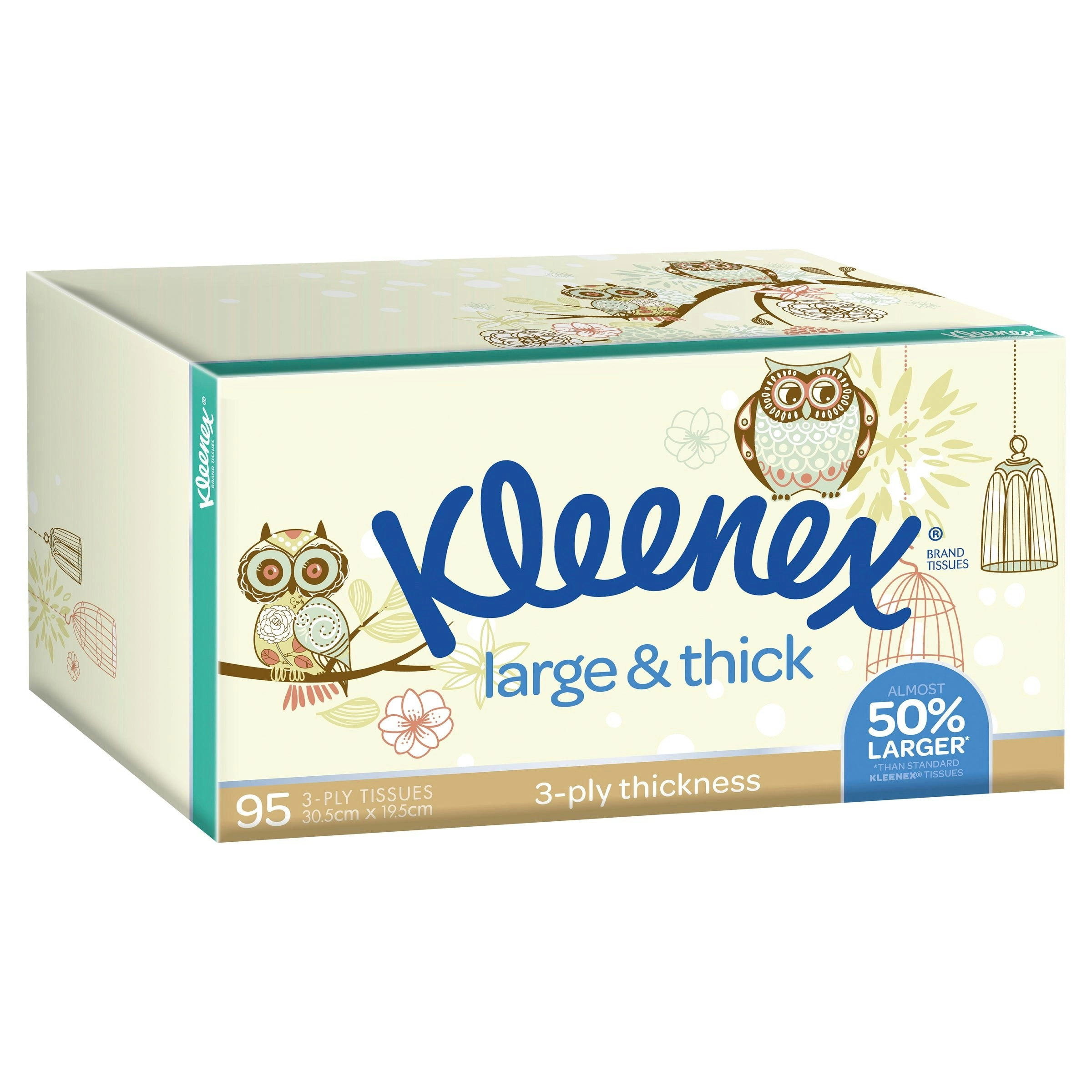 Kleenex Facial Tissues 95 Large and Thick