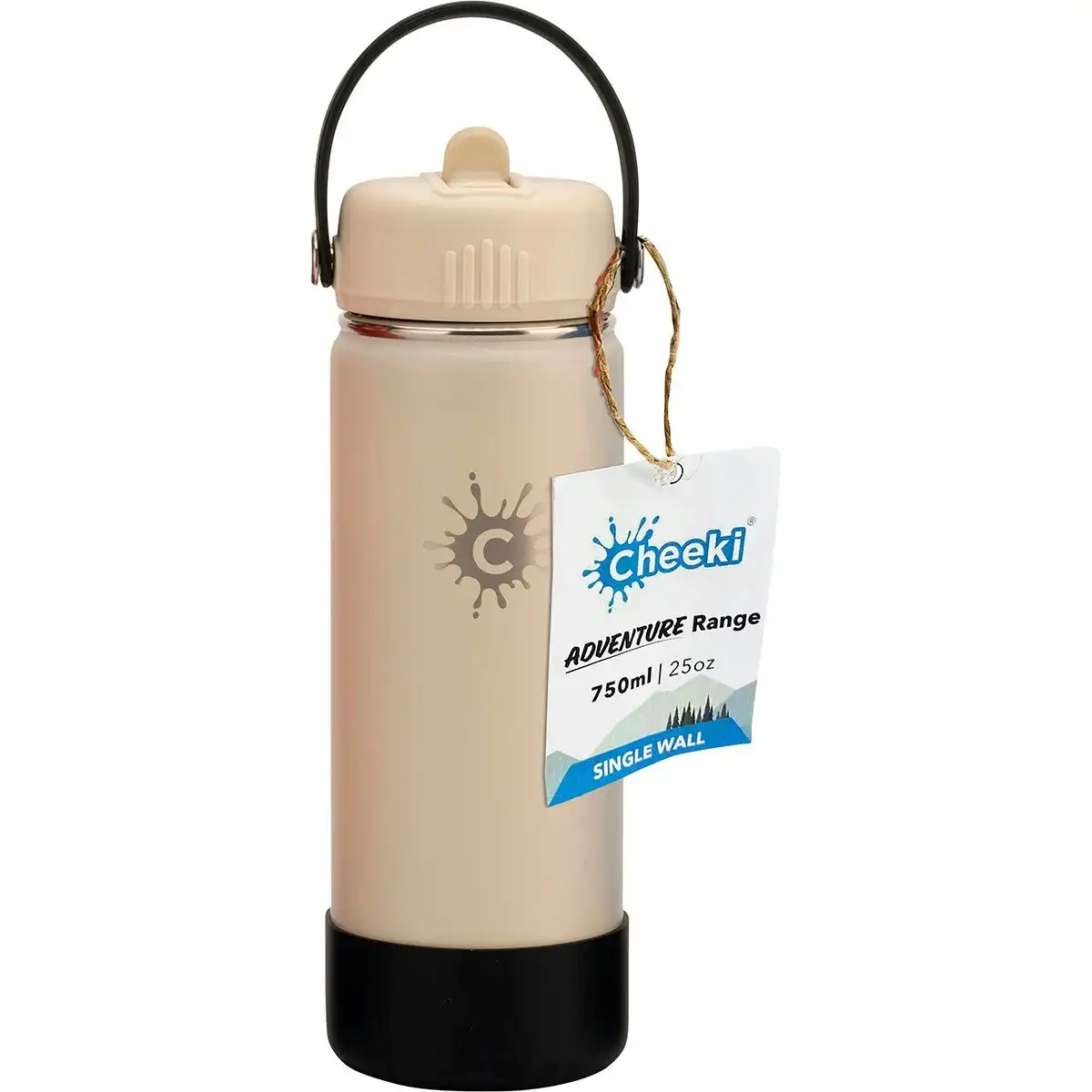 Cheeki Stainless Steel Bottle Adventure Sandstone 750ml