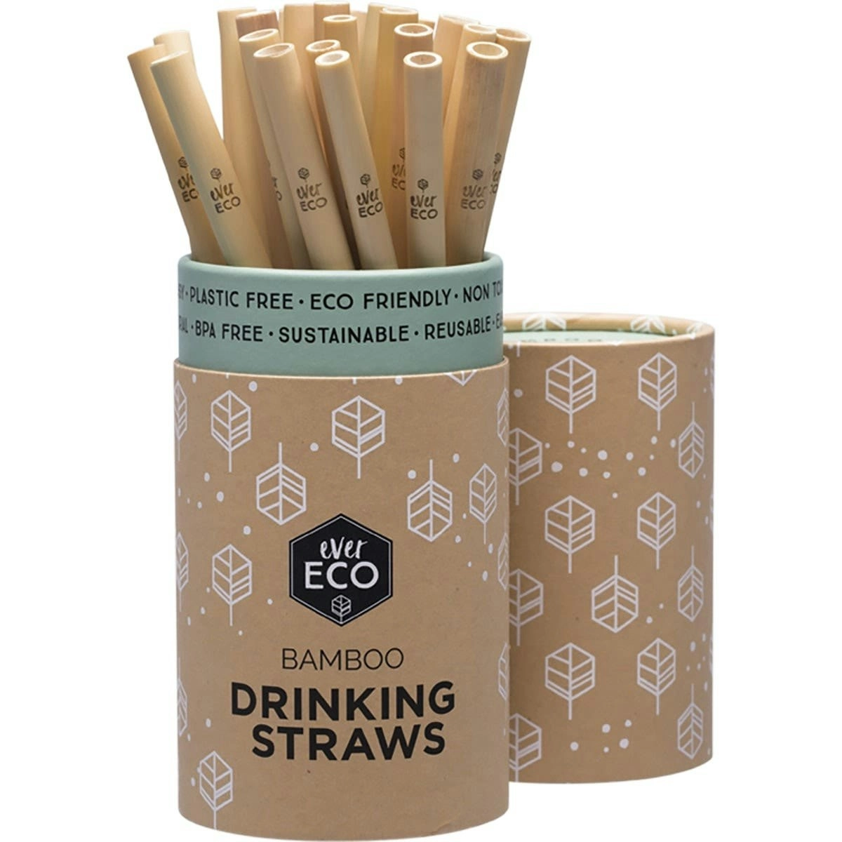 Ever Eco Bamboo Straws - Straight 30