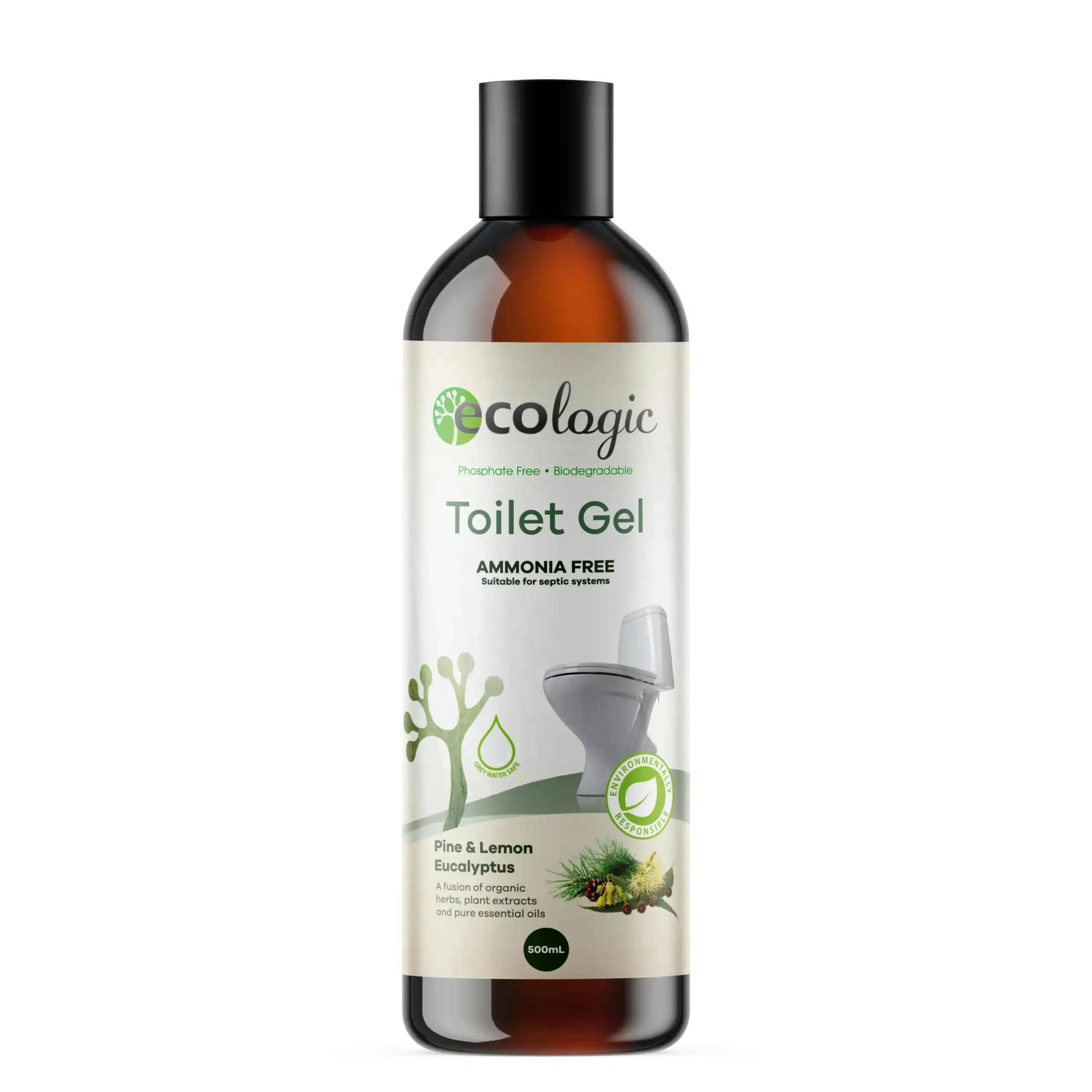 Ecologic Toilet Gel Pine & Lemon Eucalyptus 500ml