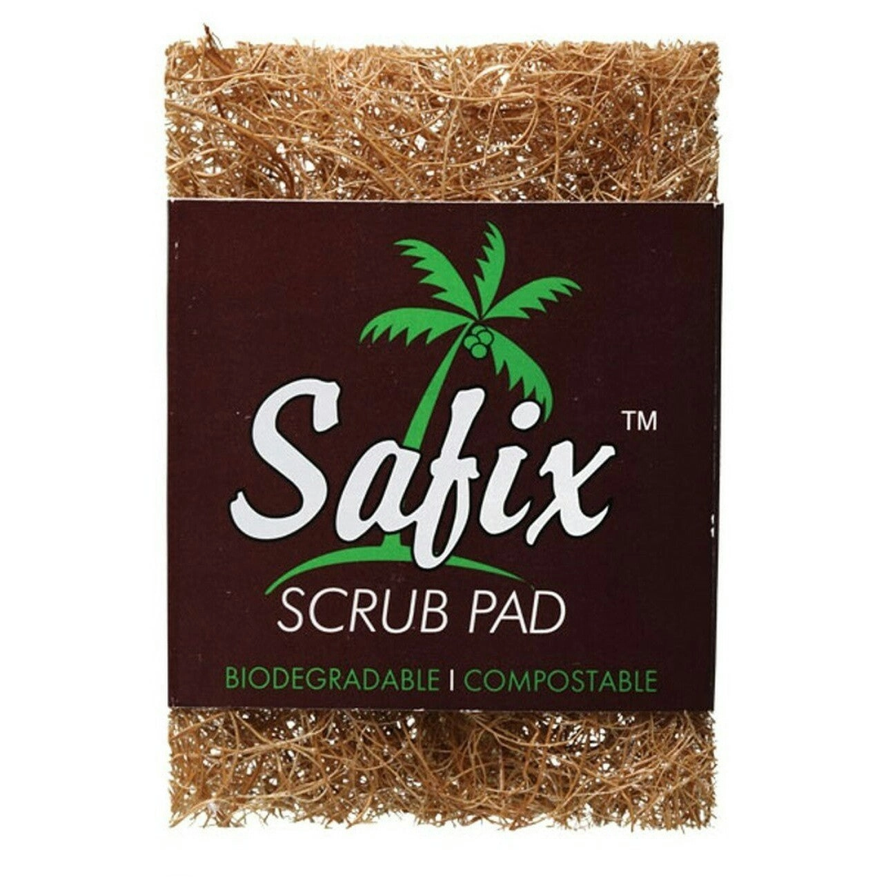 Safix Scrub Pad - Small Biodegradable & Compostable 1