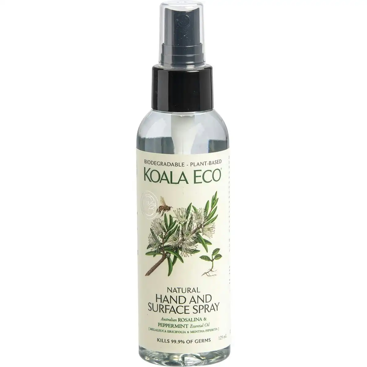 Koala Eco Natural Hand And Surface Spray Rosalina & Peppermint 125ml