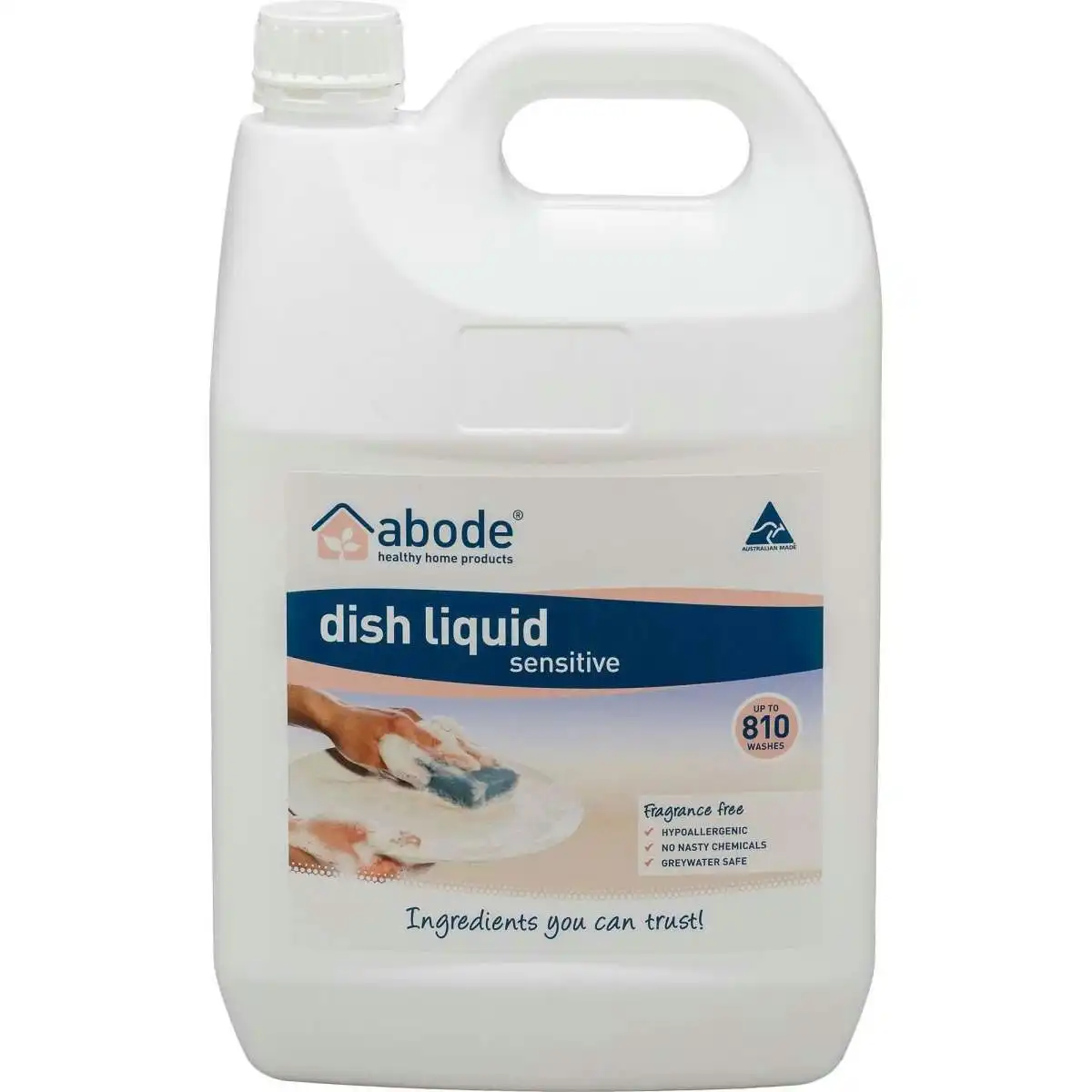 Abode Dish Liquid Concentrate Zero 4 Litres