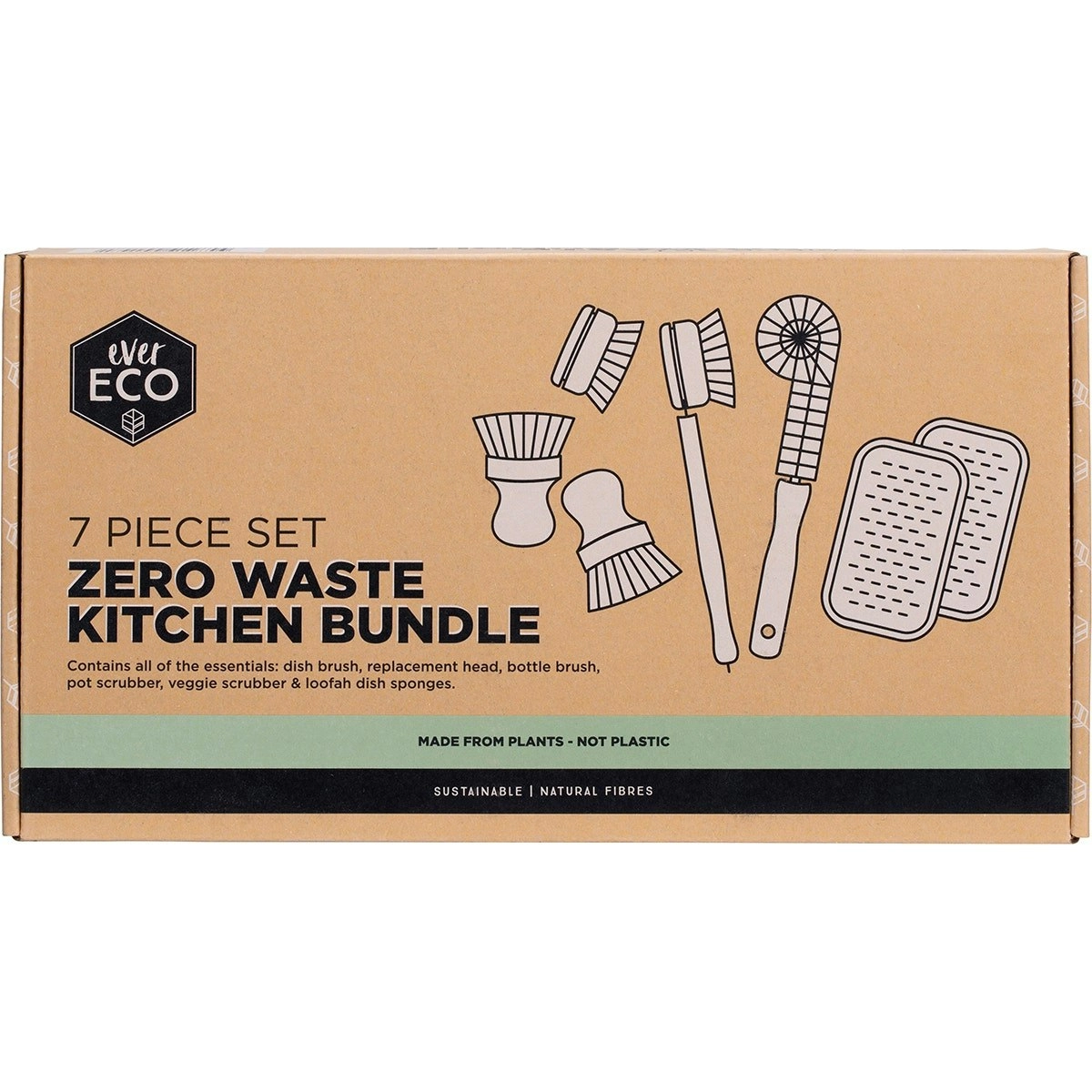 Ever Eco Zero Waste Kitchen Bundle 7 Piece Set 1