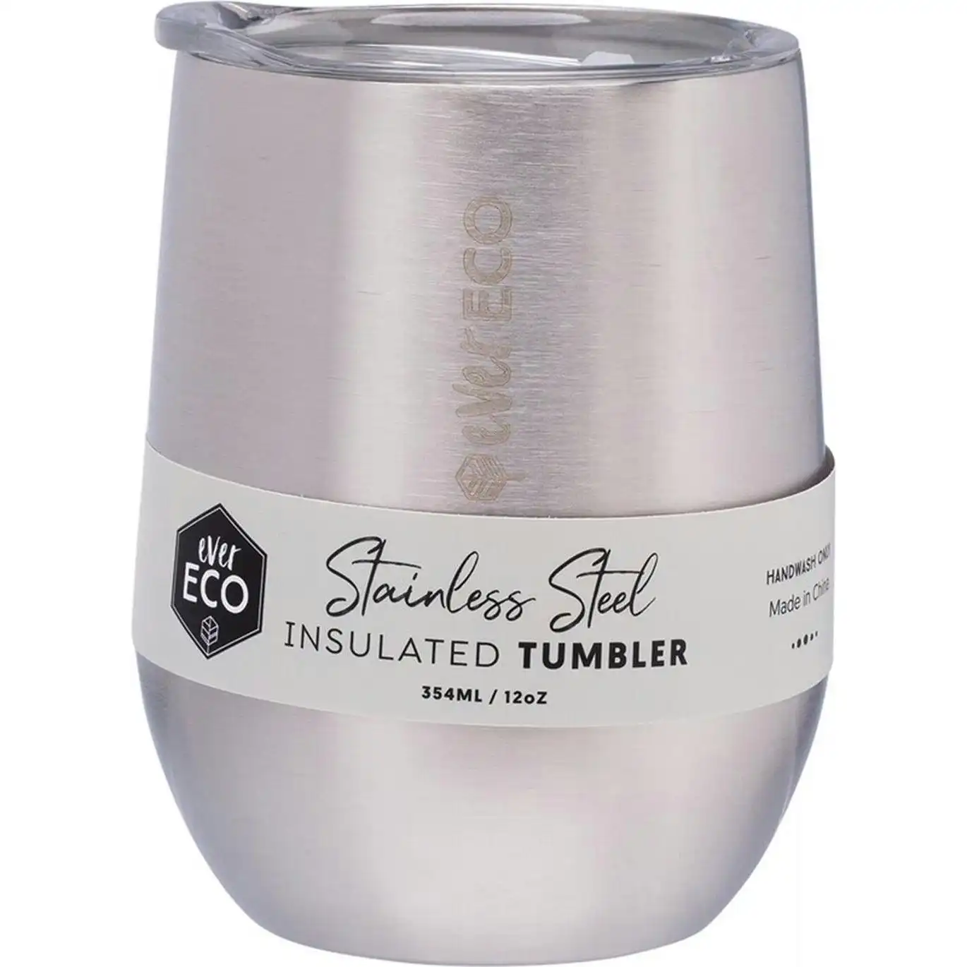 Ever Eco Insulated Tumbler Brushed Stainless 354ml