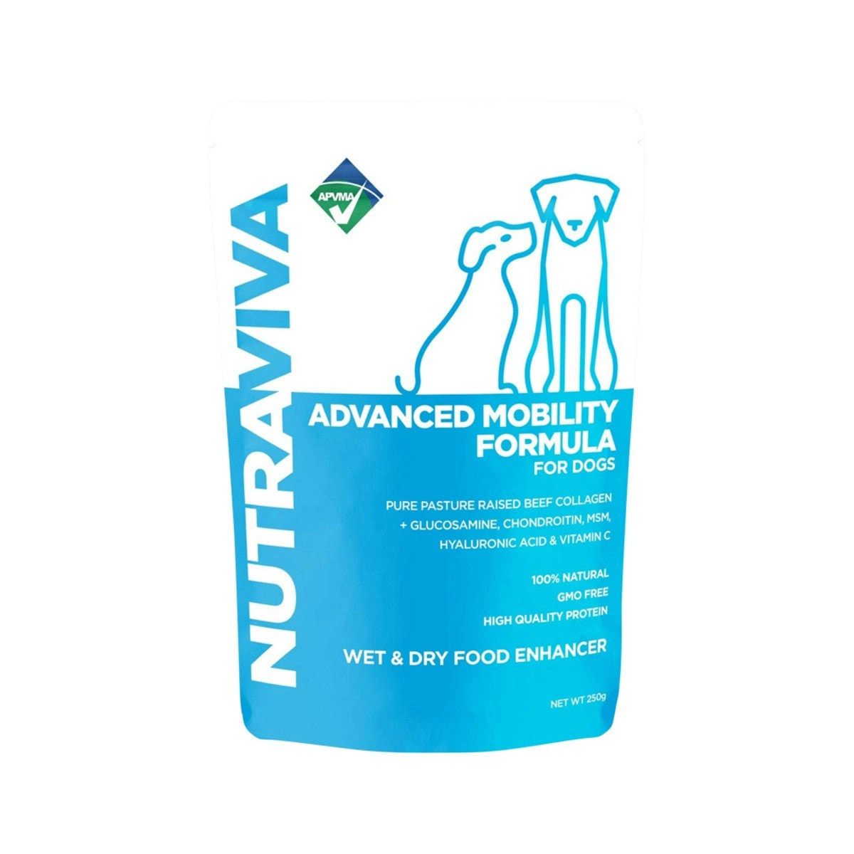 Nutraviva Pet Advanced Mobility Formula for Dogs 250g