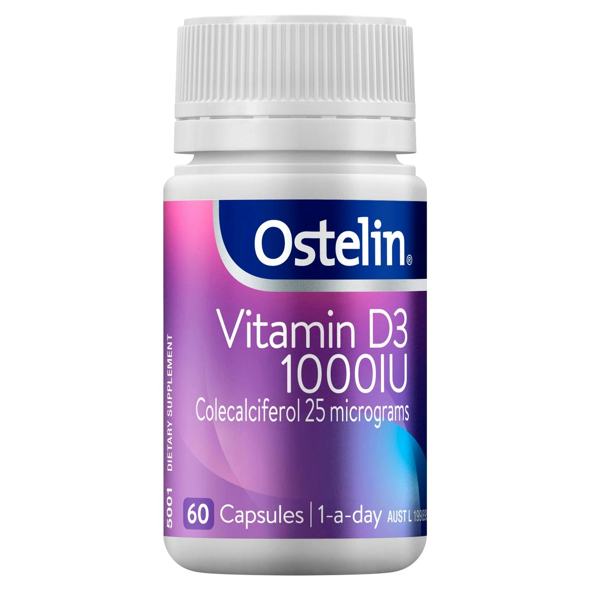 Ostelin Vitamin D3 1000IU 60 Capsules