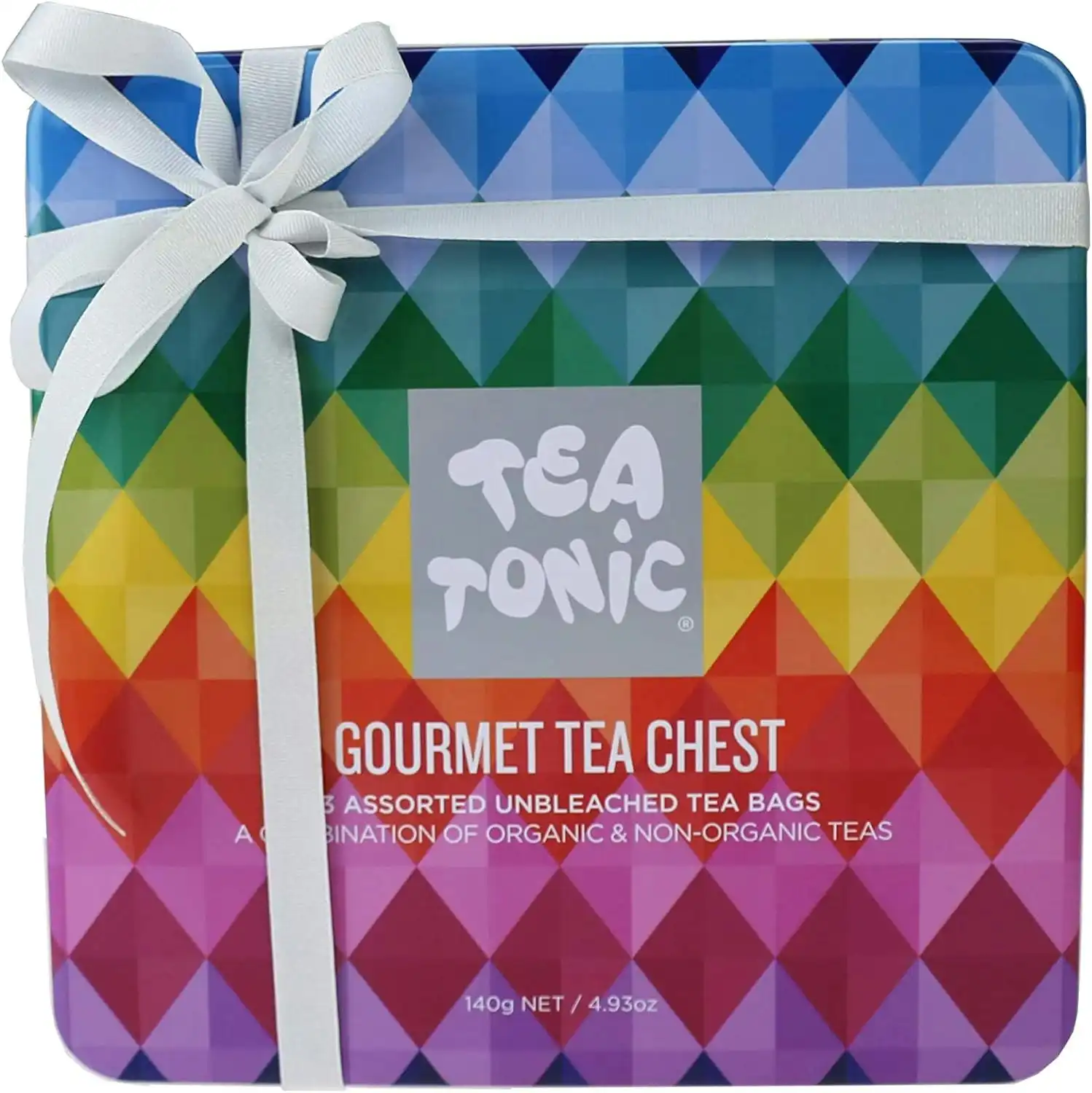 Tea Tonic Gourmet Tin Tea Chest Deluxe x 63 Tea Bags