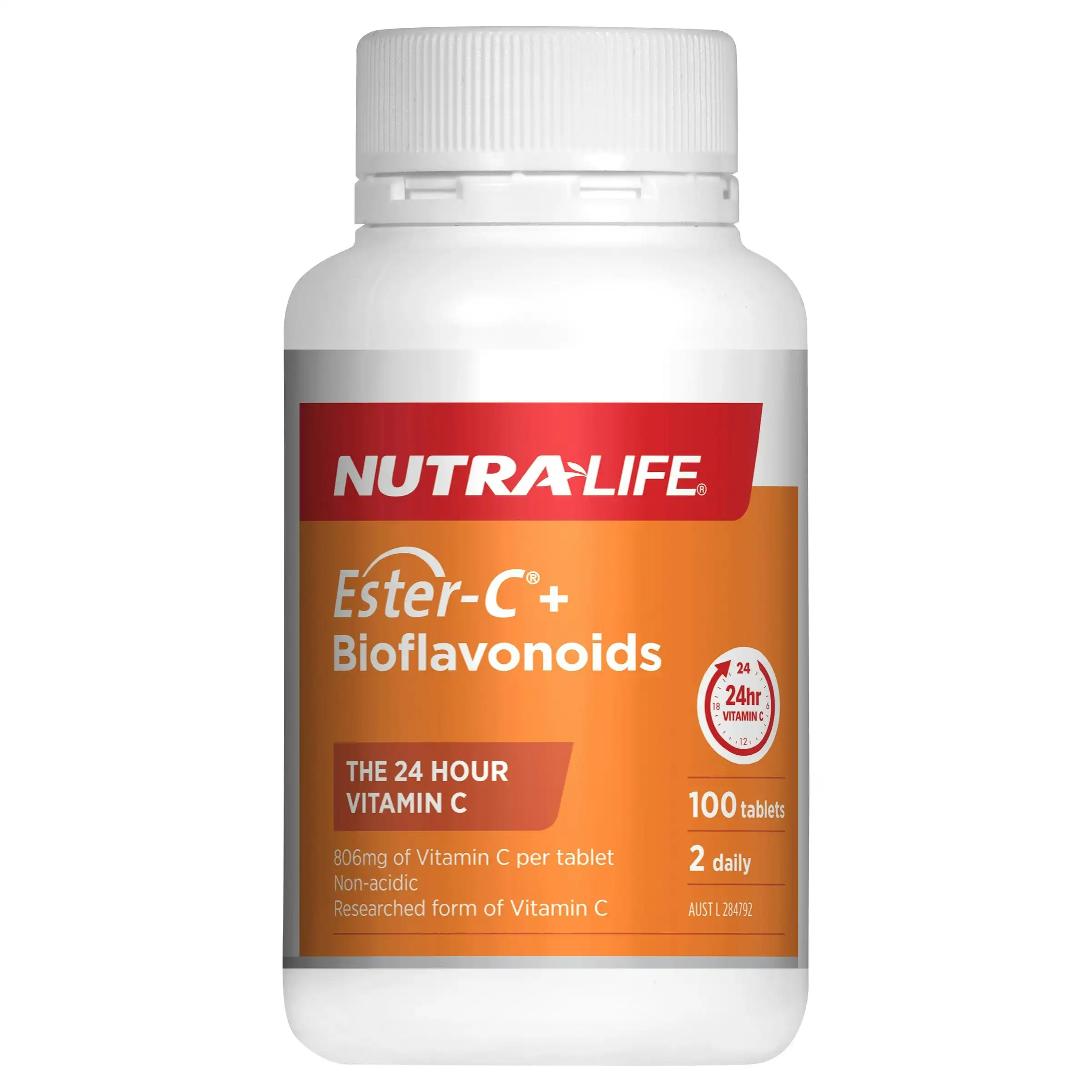 Nutra-Life Ester C 1000mg + Bioflavonoids 100 Tablets