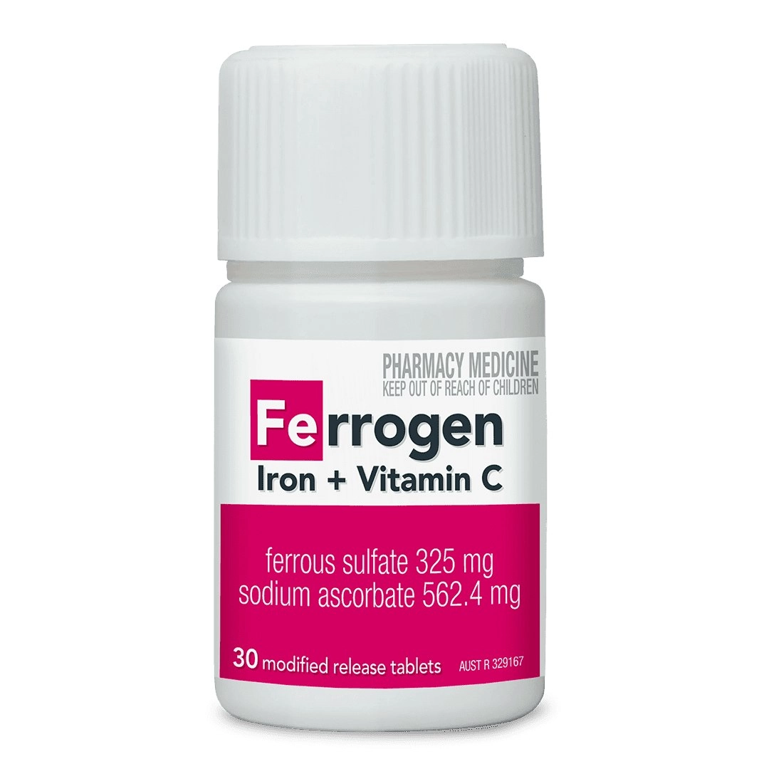 Ferrogen Iron + Vitamin C 30 Tablets